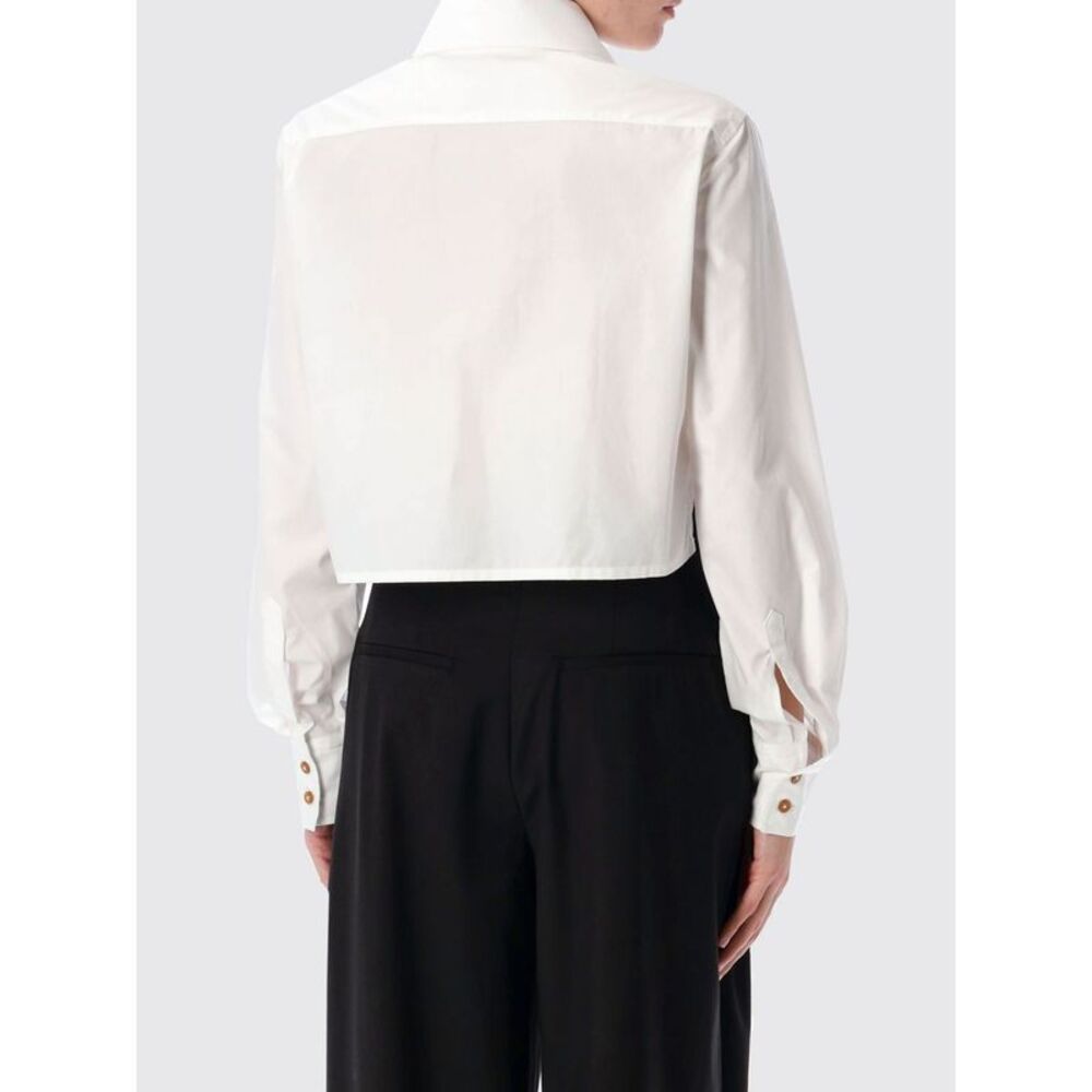 Vivienne Westwood Women Heart Cropped Cotton Shirt Vivienne Westwood - Picture 2 of 3